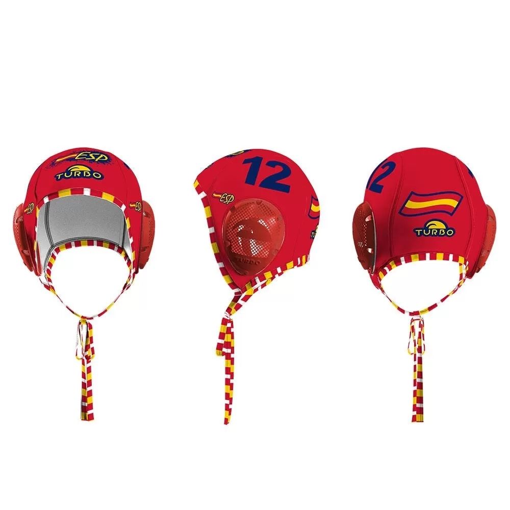 Spain National Team Official Water Polo Goalie Cap – Turbo Made in Spain