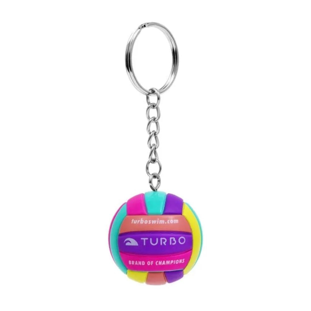 Turbo Multicolor Water Polo Ball Keychain