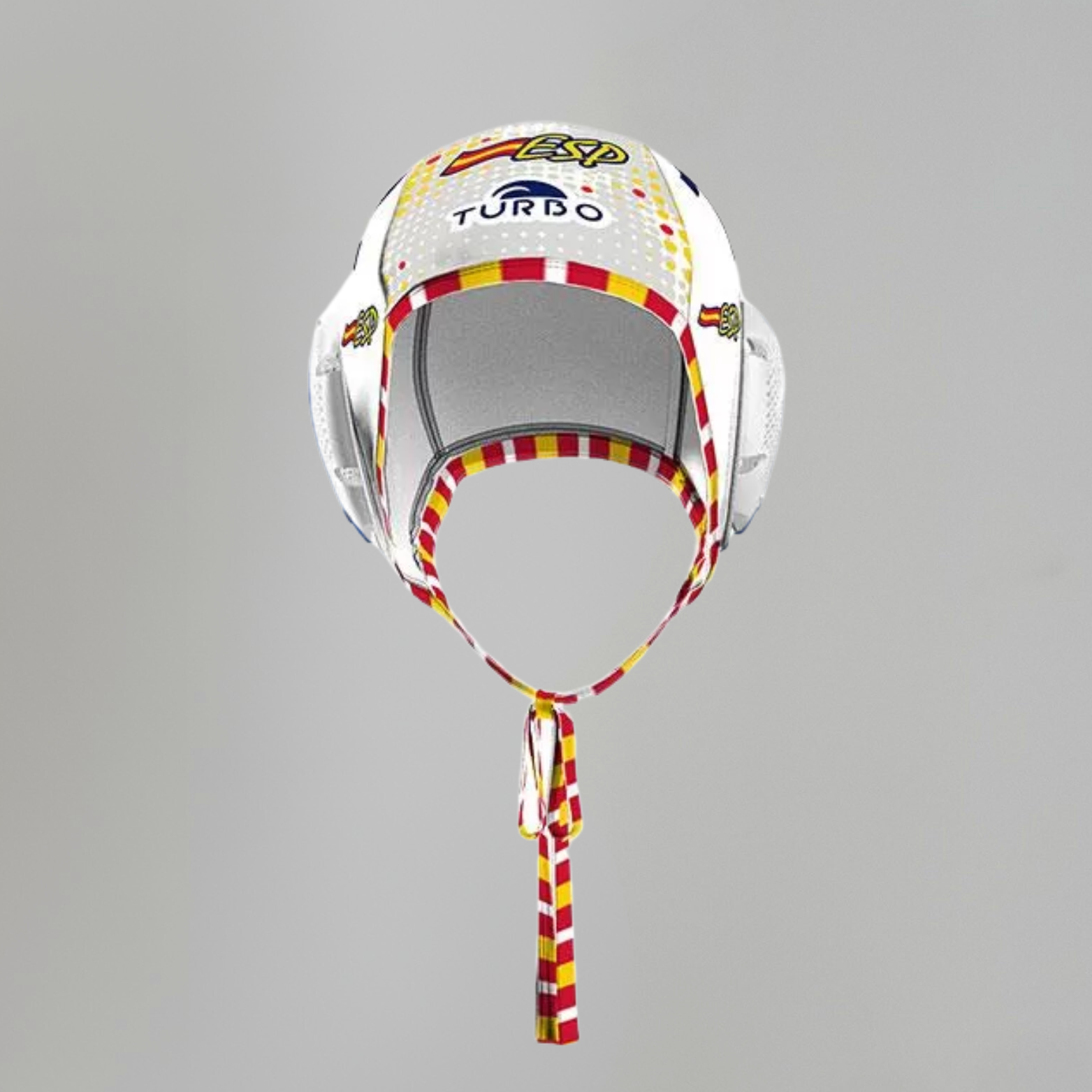 Spain National Team Official Water Polo Cap – White (Home) – Turbo Made in Spain