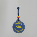 Turbo Blue Foam Polo Ball Keychain – Spain Flag Edition – Made in Spain